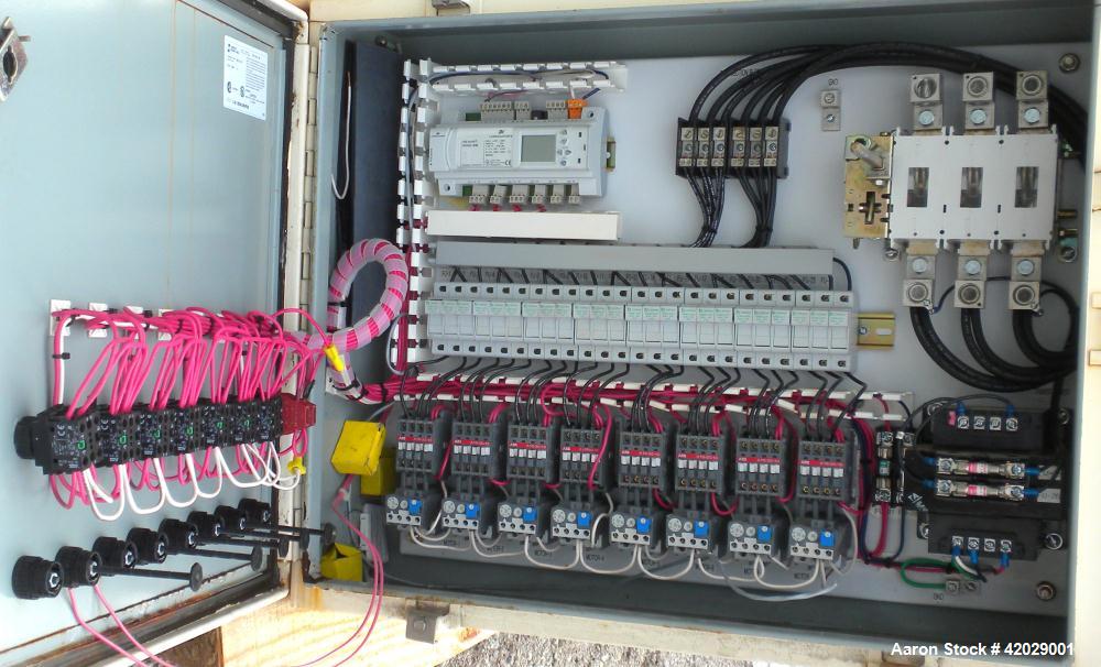 Used Tower Tech Modular Cooling Tower, approximately 2000 tons, model TTEF-288-319, fiberglass construction. Triple cell unit. Total 6000 gallons per minute, HWT-95.00, CWT-85.00, WBT-78.00. Includes...