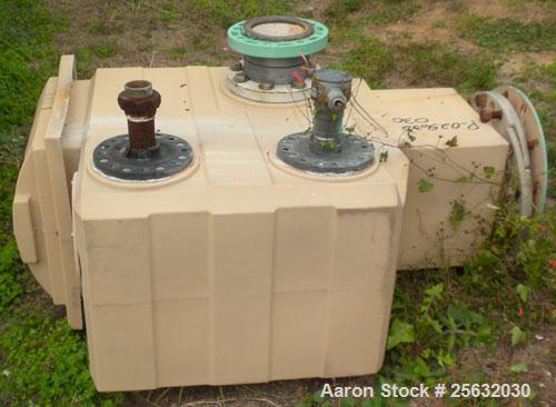 Used Tower Tech Cooling Tower, Model TTMT-288-319, fiberglass construction. Rated gallons per minute. Includes misc piping and legs.