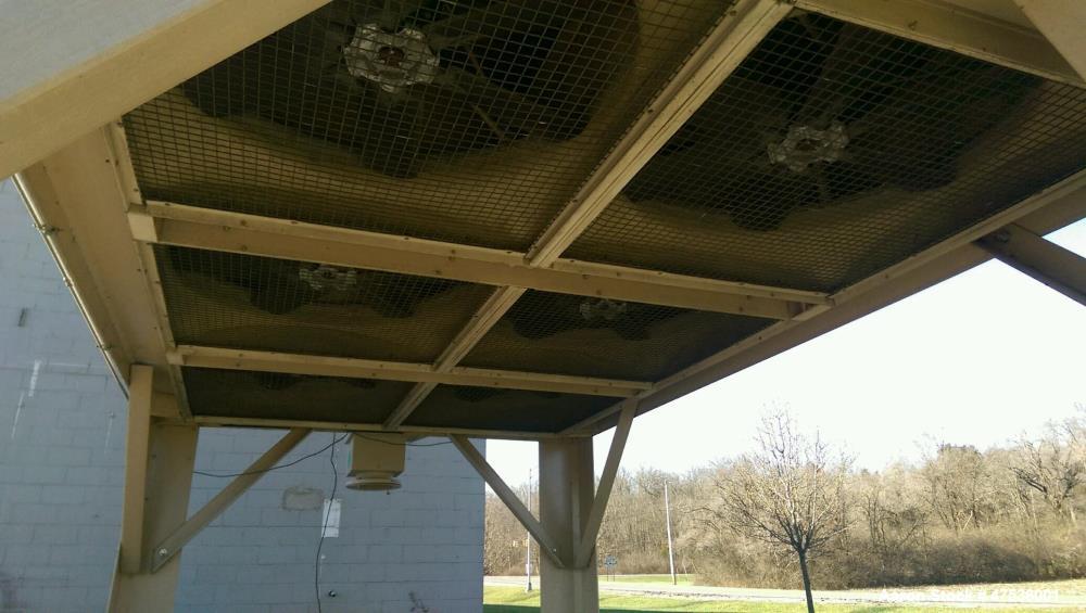 Used Tower Tech Cooling Tower, Model TTXE-061975. Water collection system, Flow-Thru basin, variable flow rotary spray nozzle flows ~100-300 gpm/nozzle at 0.5  1.5 psi. (6) 7.5 hp fan motor, 860 rpm,...