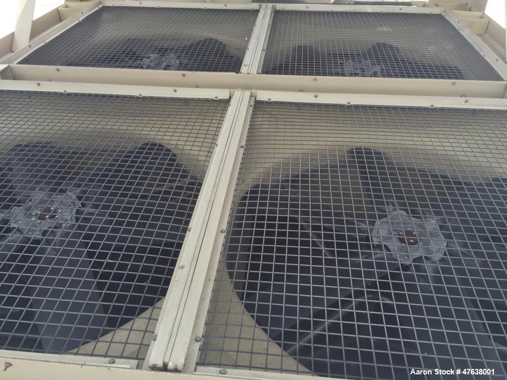 Used Tower Tech Modular Cooling Tower, Model TTXL. 760 gallon capacity. 12' wide x 13'6" long. (4) fans/motors, 30 hp, 10" inlet diameter, 1063 gpm nominal flow, 400 gpm min. flow, 1200 gpm max. flow.