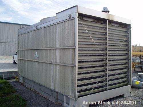 Used-Tri-Thermal 300 Ton Stainless Steel Cooling Tower. Flow rate of approximately 900 gpm.