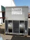 Used BAC Evaporative Condenser Cooling Tower, 36.75 ton, model C1721G. 3/4 Hp, 3/60/208-230/460 Volt, 3450 RPM blower. R717 refrigerant.