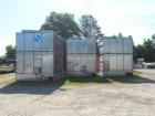 Used- BAC 2-Cell Cooling Tower, Model 15425-2. Galvanized Steel, built for 1,083 gpm per cell or 361 nominal tons so the hot...