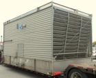 Used Baltimore Aircoil Series 3000 Induced Draft, Crossflow Single Cell Cooling Tower, Nominal 550 Tons, Model 33568WST. Fiberglass housing, 304 stainless steel cold and hot water basin. Vertical air...