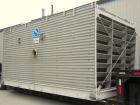 Used Baltimore Aircoil Series 3000 Induced Draft, Crossflow Single Cell Cooling Tower, Nominal 985 Tons, Model 3985A/V. Galvanized steel housing, 304 stainless steel cold water basin. Vertical air di...