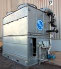 Used Baltimore Aircoil FXV Closed Circuit Cooling Tower, Model FXV-444DP. Nominal tons 140. Galvanized steel housing. Designed to cool 420 gallons per minute from 95 degrees F hot to 85 degrees F. co...
