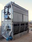 Used Baltimore Aircoil FXV Closed Circuit Cooling Tower, Model FXV-444DP. Nominal tons 140. Galvanized steel housing. Designed to cool 420 gallons per minute from 95 degrees F hot to 85 degrees F. co...