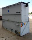 Used Baltimore Aircoil Cooling Tower, Model VXT-105C. Approximately 105 ton capacity. Galvanized housing, forced draft, pressurized water distribution, centrifugal fans, approximate 23,100 cfm, drive...