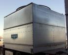 Used Evapco Closed Circuit Cooling Tower, Model ATW 276C. Nominal capacity 1066 tons. Galvanized steel housing, 304 stainless steel basin. Unit designed to cool 1600 gallons per minute from 95 degree...