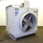 Used Marley Series 3800 Aquatower Single Cell Cooling Tower, Model 3842, Approximately 60 Nominal Tons. Fiberglass housing. Approximately 42” diameter fan, driven by an a 3hp, 3/60/230/460 volt, 1730...