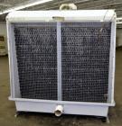 Used Marley Series 3800 Aquatower Single Cell Cooling Tower, Model 3842, Approximately 60 Nominal Tons. Fiberglass housing. Approximately 42” diameter fan, driven by an a 3hp, 3/60/230/460 volt, 1730...