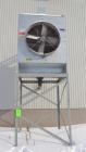 Used Marley cooling tower, 56 Tons, Model 494C. Galvanized housing, rated approximate 170 gallons per minute, 95 degrees F hot, 84 degrees F cold, 77 dgrees F entering wet bulb. Mounted on a frame. B...
