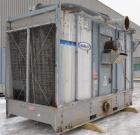 Used Marley NC Series Single Cell Cooling Tower, 180 Ton, Model NC1021CM. Galvanized steel housing, stainless steel bottom pan. 72’’ Diameter fan, driven by a 10hp, 3/60/230/460 volt, 1735 rpm motor.