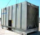 USED: Marley cooling tower, model NC412, nominal capacity 379 ton. Single cell. Galvanized steel housing. 8' diameter fan, driven by a 25 hp, 3/60/230/460 volt, 1770 rpm motor.