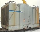 Used Marley NC Series Crossflow Cooling Tower, 475 nominal tons, model NC6101GM. Galvanized construction. Rated capacity 1,425 gallons per minute. 120’’ diameter fan, driven by a 20 hp, 3/60/460 volt...
