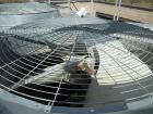 Used Marley Cooling Tower, Model NC8305BG, 450 ton, built 2006, hot and cold basins are stainless steel.
