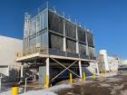 Used SPX Marley NC Crossflow Cooling Tower, Model NC 8413, Stainless steel Pan.