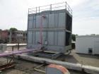 Used Marley Cooling Tower, Model NC 9201. 1200 gallons per minute of cooling water from 57 degrees F to 48 degrees F. Nominal rating 673 tons. Marley series 22.3 gear reducer, reduction ratio 6.12/1....