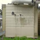 Used Tower Tech Cooling Tower, Approximate Tons, Model EF-378-301, Fiberglass Construction. Rated gallons per minute. Includes misc piping and legs.