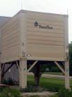 Used Tower Tech Cooling Tower, Model TTXE-061975. Water collection system, Flow-Thru basin, variable flow rotary spray nozzle flows ~100-300 gpm/nozzle at 0.5  1.5 psi. (6) 7.5 hp fan motor, 860 rpm,...