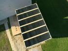 Used Tower Tech Cooling Tower, Model TTXE-061975. Water collection system, Flow-Thru basin, variable flow rotary spray nozzle flows ~100-300 gpm/nozzle at 0.5  1.5 psi. (6) 7.5 hp fan motor, 860 rpm,...