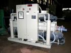 Used: Trane water cooled chiller system consisting of: (1) Trane 120 ton water cooled indoor chiller, model RTWA1254XE01D3C0...