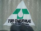 Used Tri-Thermal 300 Ton Stainless Steel Cooling Tower. Flow rate of approximately 900 gpm.