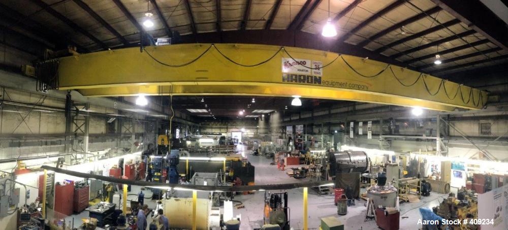 Used Kranco Overhead Bridge Crane, 35 Ton. 90' Span