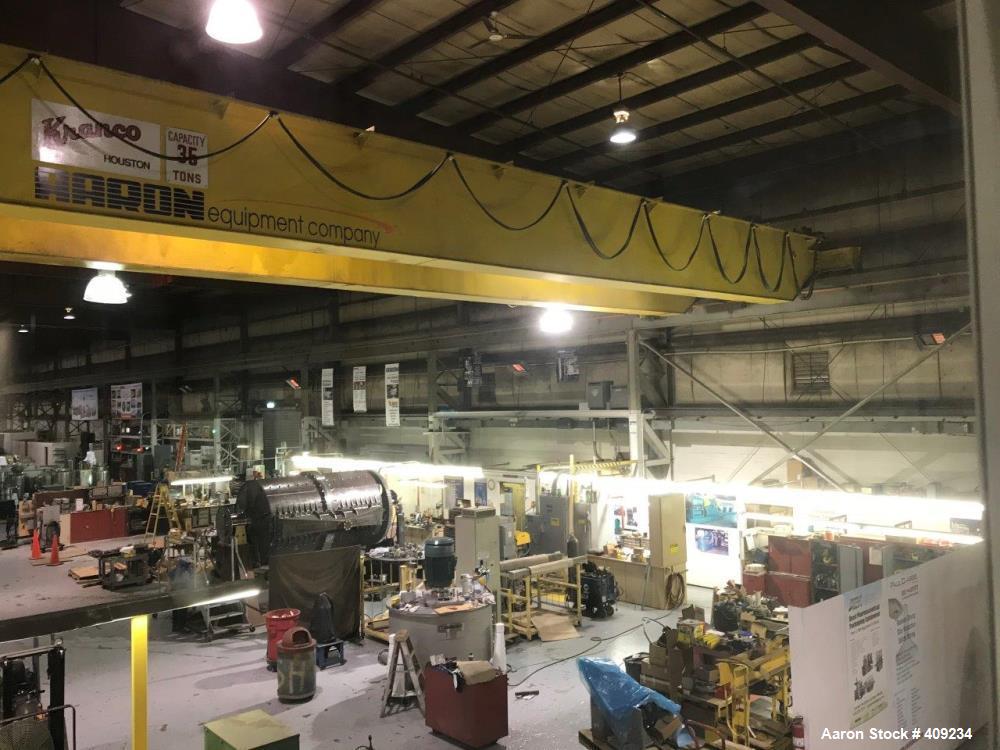 Used Kranco Overhead Bridge Crane, 35 Ton. 90' Span