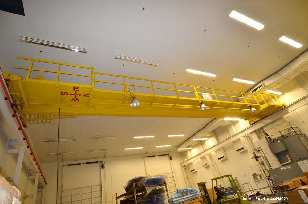 Used Shepard Niles 5 Ton Bridge Crane. Approximate 58' span. Serial# 70888.