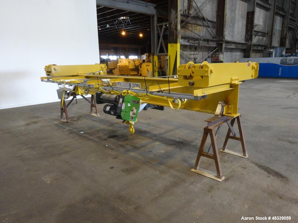 Unused- American Equipment Co. Overhead Indoor Crane, 5 Ton, with a 136" Span.