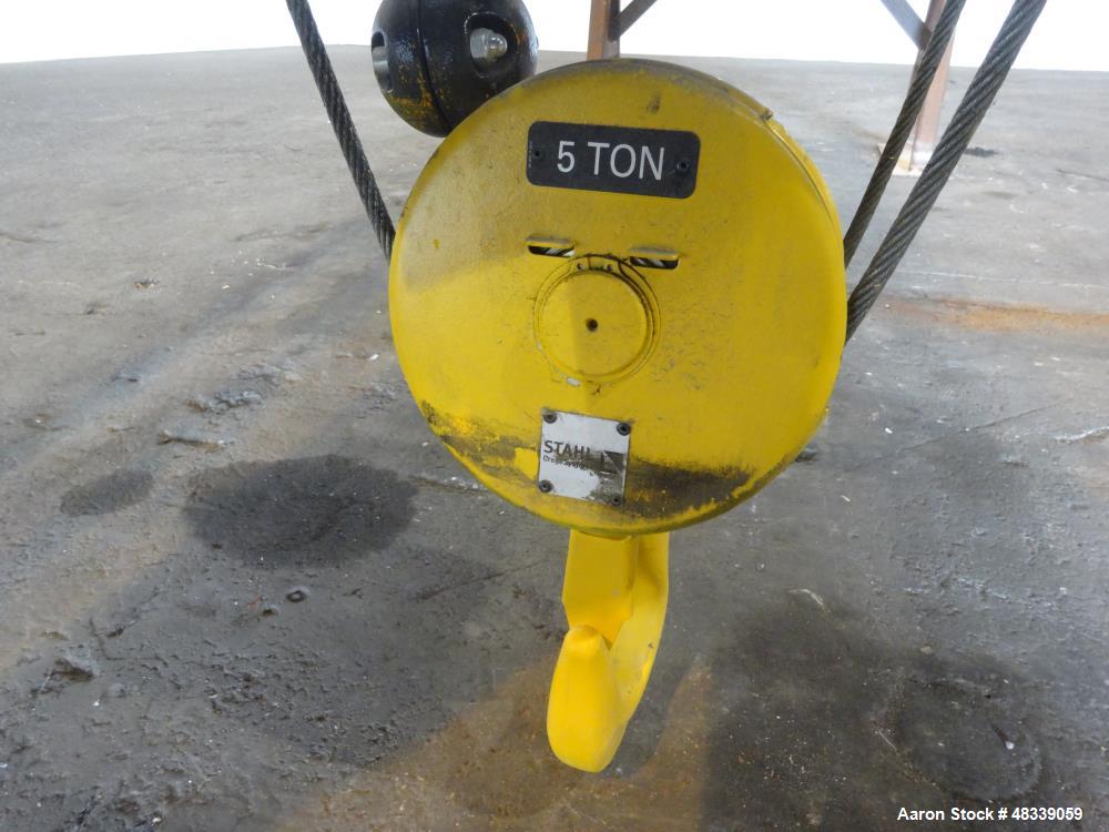 Unused- American Equipment Co. Overhead Indoor Crane, 5 Ton, with a 136" Span.