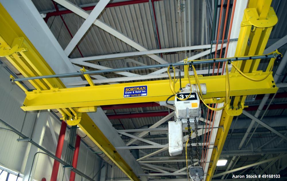 Used Sortman Crane Hoist Bridge Crane 3 Ton C