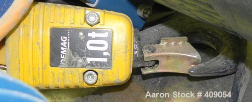 Used Demag 1/2 Ton Hoist, Type DKUN5-500KV1F, Chain 5 x 15. .85 KW, 3/50/415 Volt, 2770/665 RPM.
