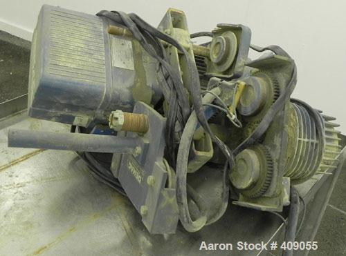 Used Demag 1/2 Ton Hoist, Type K5-500-K-V1F4, Chain 5 x 15. .85 KW, 3/50/415 Volt, 2770/665 RPM. Includes button controls.
