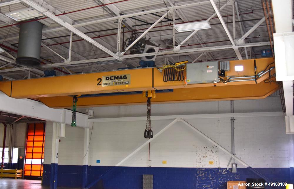 Used Demag Bridge Crane, 22 Ton Capacity. Approx