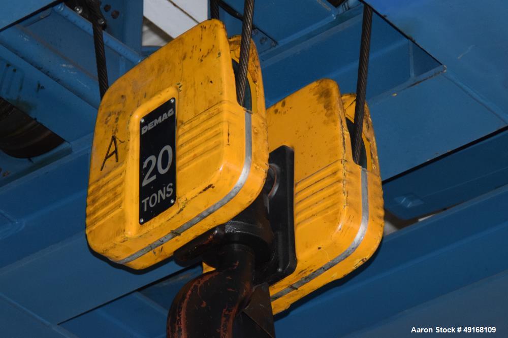 Used Demag Bridge Crane, 22 Ton Capacity. Approx