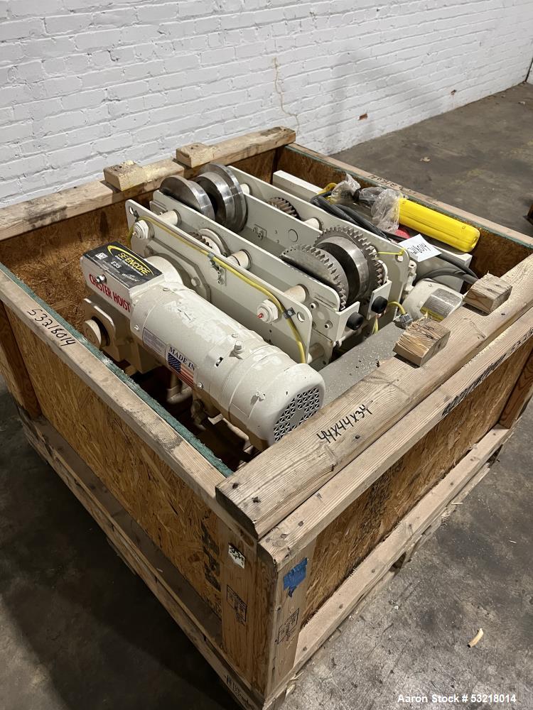 Used Chester ELM-0300S Worm Drive Hoist – 2 Ton Capacity | 5 FPM | 15' Lift | Industrial Lifting Solution