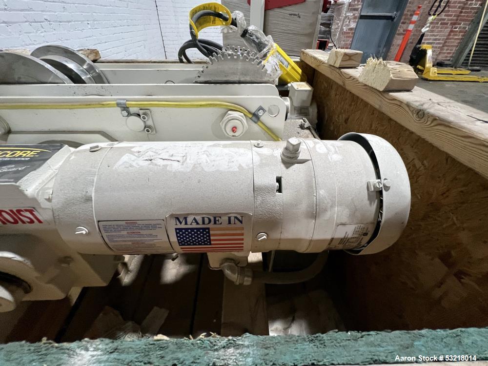 Used Chester ELM-0300S Worm Drive Hoist – 2 Ton Capacity | 5 FPM | 15' Lift | Industrial Lifting Solution