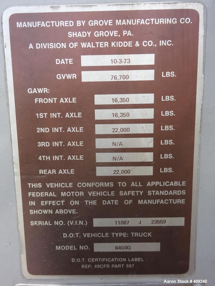 Used Grove Crane, 45 Ton Capacity, Model 8450G.