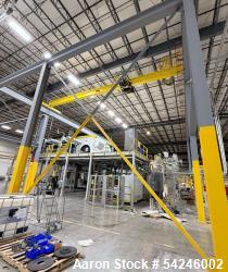 Used Bohl 5-Ton Top-Running Single Girder I-Beam Crane | 100’ Span | Wireless Pendant | 75’ Rail with Uprights