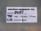 Unused- American Equipment Co. Overhead Indoor Crane, 5 Ton, with a 136