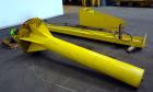 Used Jib Crane, Free Standing, Floor Mounted. Approximate height 9”, approximate span 12’. Includes a Budgit 1 ton electric chain hoist, model 115846-7, catalog # K356-3R, rated load speed 16 feet pe...