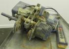 Used Demag 1/2 Ton Hoist, Chain 5 x 15. .85 KW, 3/50/415 Volt, 2770/665 RPM. Includes button controls.