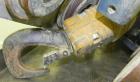 Used Demag 1/2 Ton Hoist, Chain 5 x 15. .85 KW, 3/50/415 Volt, 2770/665 RPM. Includes button controls.