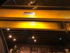 Used Demag Overhead Bridge Crane, 15 Ton. Dual 7.5 Ton trolleys. 92' Span.
