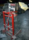 Used C.S. Bell Glass Crusher, Model HMG-05P-MSS, Stainless Steel.  Rated capacity over 2 tons per hour, accepts containers up to 1 gallon size.  Fits over 30 and 55 gallon standard drums. Mounted on ...