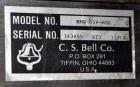 Used C.S. Bell Glass Crusher, Model HMG-05P-MSS, Stainless Steel.  Rated capacity over 2 tons per hour, accepts containers up to 1 gallon size.  Fits over 30 and 55 gallon standard drums. Mounted on ...