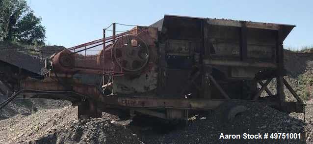 Used Portable Jaw Crusher, Model 2036