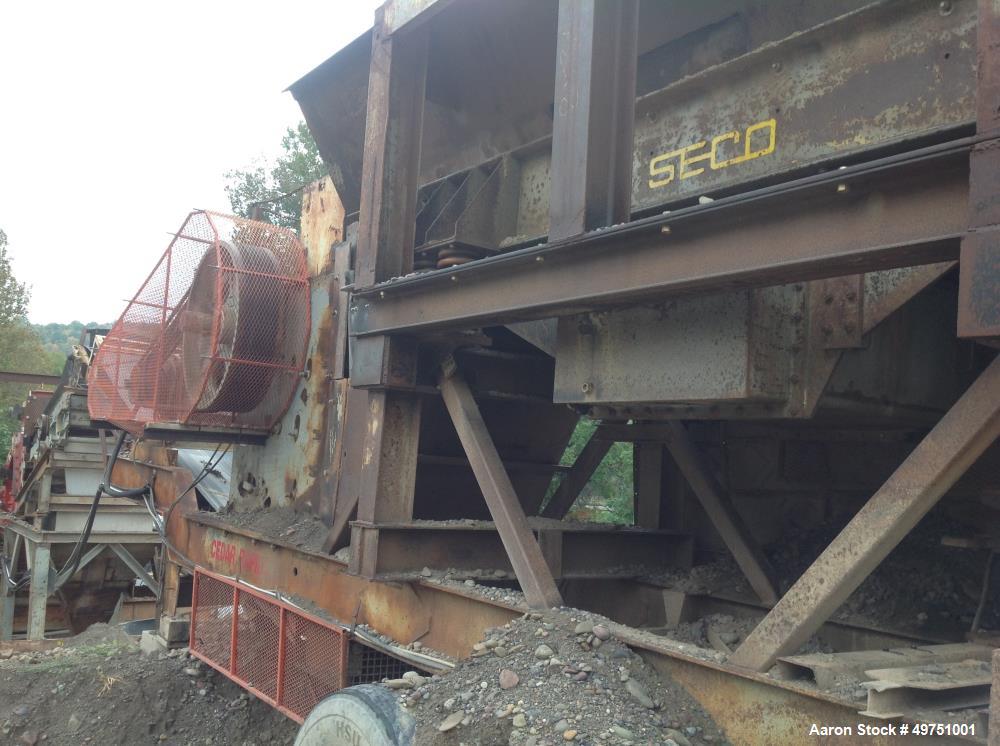 Used- Portable Jaw Crusher, Model 2036